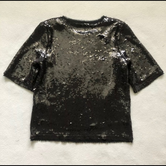 COPY - NWT ZARA BLACK SEQUENCE TOP - Picture 3 of 11